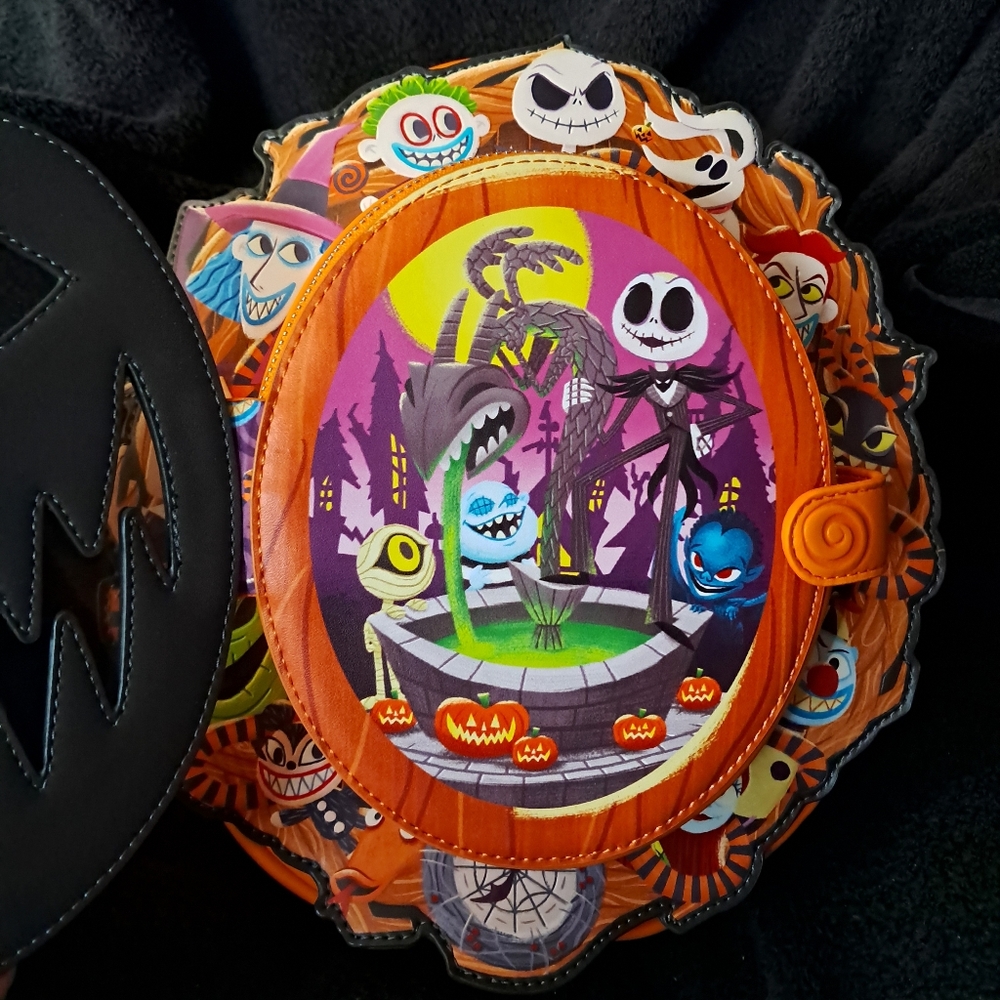 Nightmare Before Christmas Cameo Loungefly Mini Backpack - Picture 2 of 5